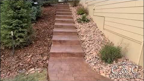 Custom Stamped Concrete Patio