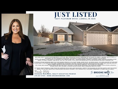 18311 Platinum Drive, Lowell, IN home video tour