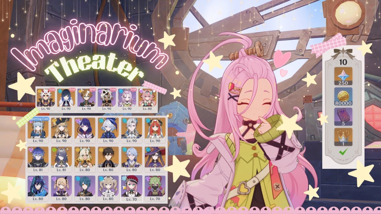 6.0 Imaginarium Theater 🎧ྀི♪⋆.✮ Visionary mode ໒꒰ྀིっ˕ -｡꒱ྀི১ | Cozy Genshin gameplay