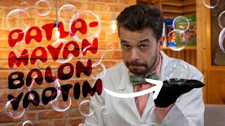 Patlatmadan Elimde Tutabileceğim Köpük Balonları Yaptım