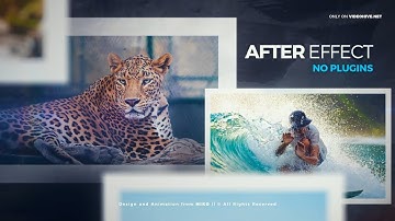 After Effects Template | Clean & Simple Photo Slideshow
