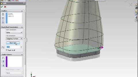 Solidworks 2011 Tutorial Lofted Boss Base
