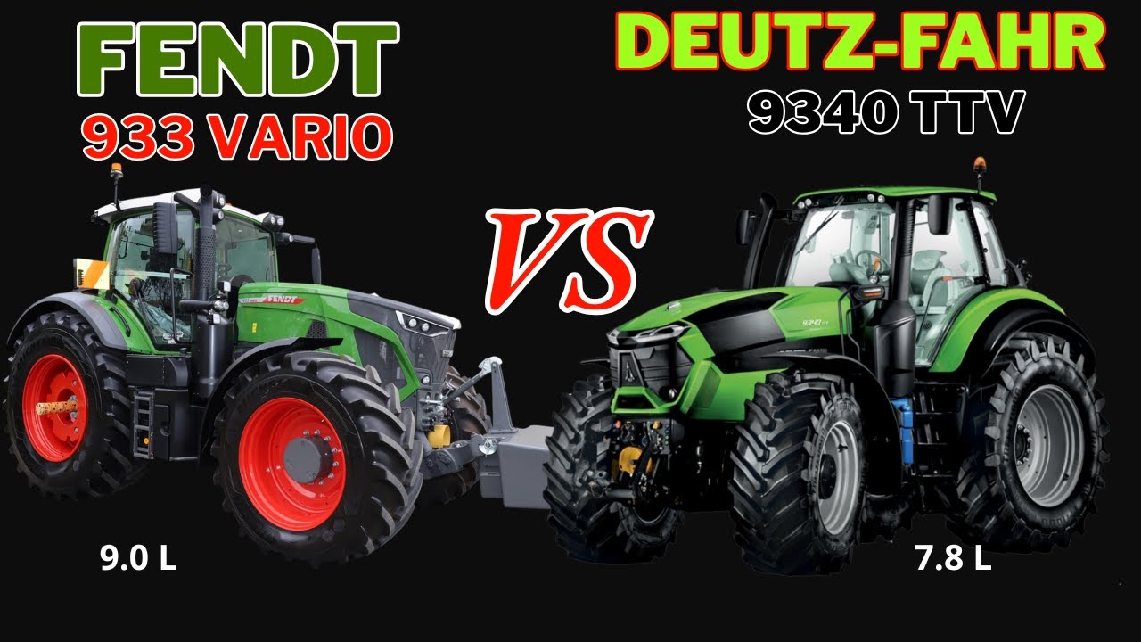 DEUTZ-FAHR 9340 TTV x FENDT 933 VARIO - СРАВНЕНИЕ ГИГАНТОВ