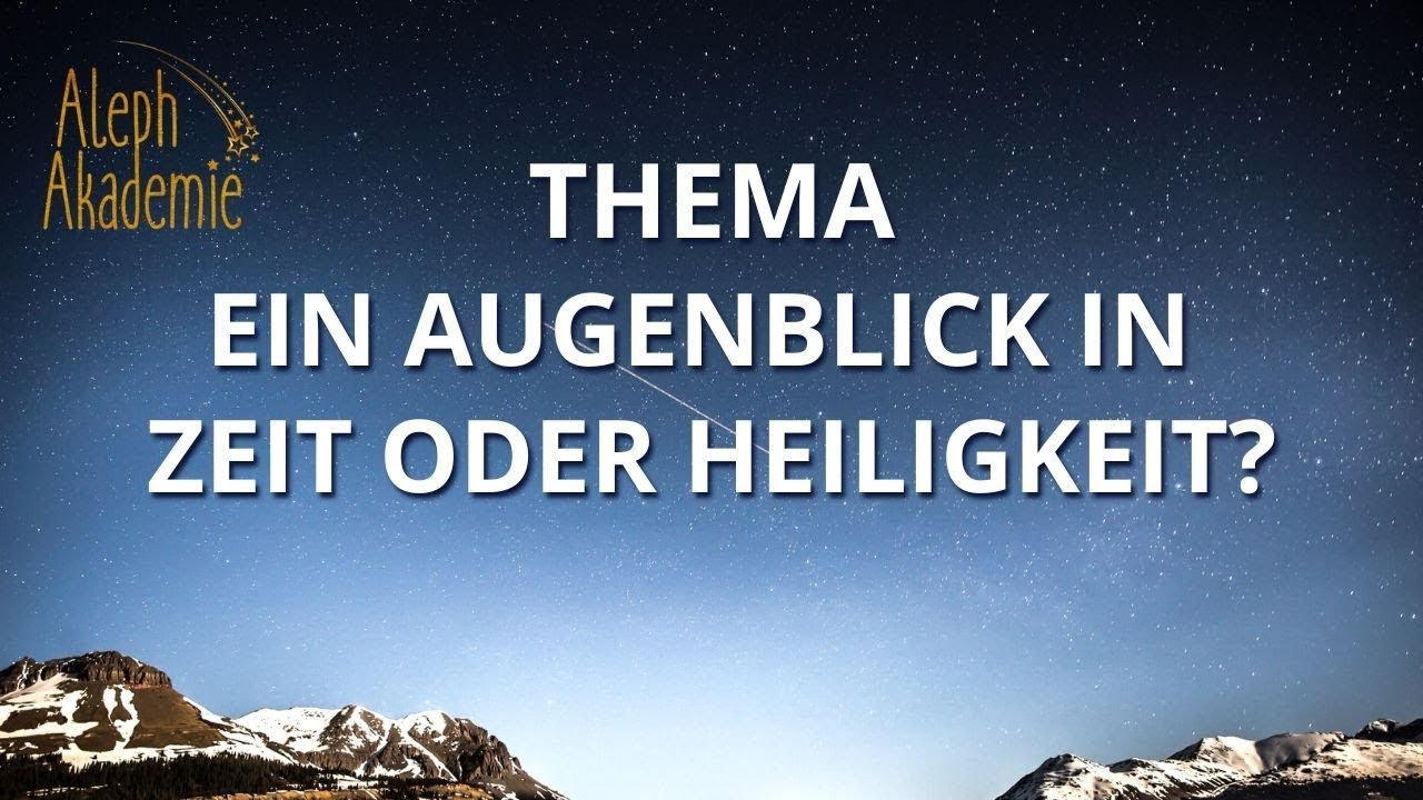 Augenblick - Das unschuldige Christuskind weilt in uns - EKIW Session mit Hubert Schlaucher