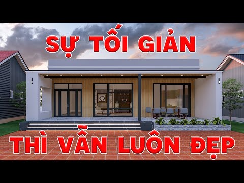 Nhà cấp 4 vuông , hiện đại .Có thật sự đẹp hay không