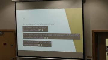 Claire Wilgar: Web components - Without your Favourite Framework