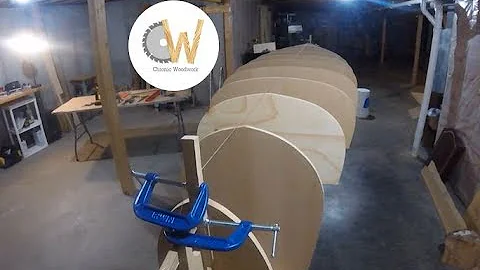 Cedar Strip Canoe  Ep 4 - Attaching Molds