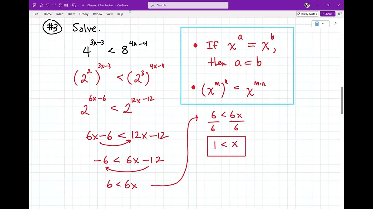 Chapter 5 Test Review