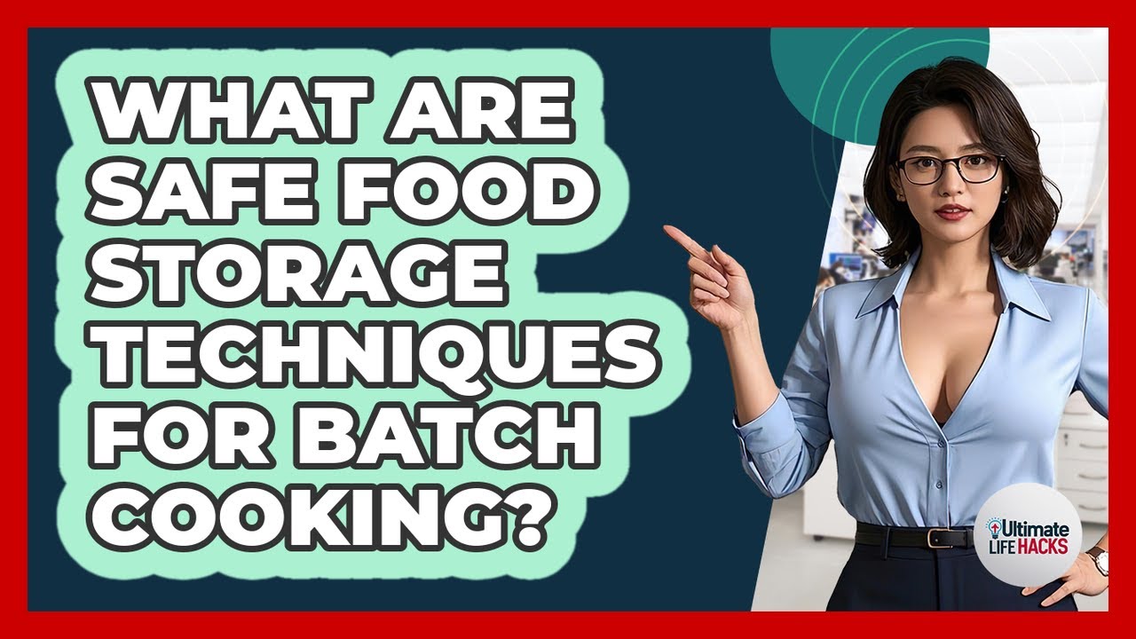 What Are Safe Food Storage Techniques For Batch Cooking?
