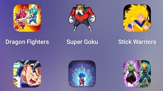 Dragon Fighters, Super Goku, Stick Warriors, stick dragon hero battle, saiyan warrior screenshot 3