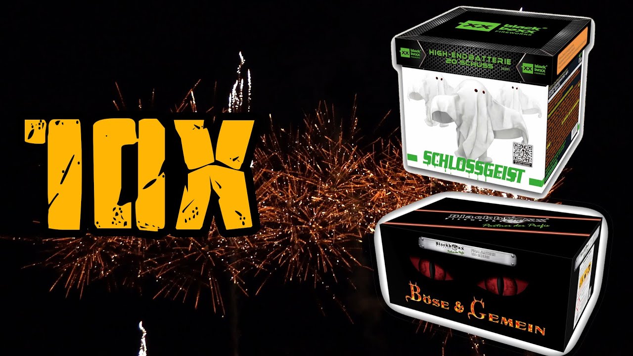 BLACKBOXX - Böse & Gemein und Schlossgeist | je 10 STÜCK AUF SCHLAG