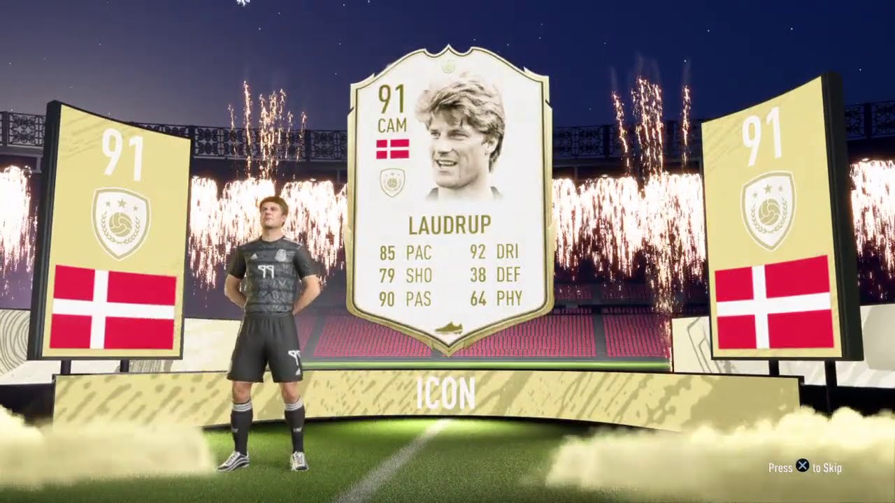 FIFA 20 - Any Icon pack (91 Laudrup)