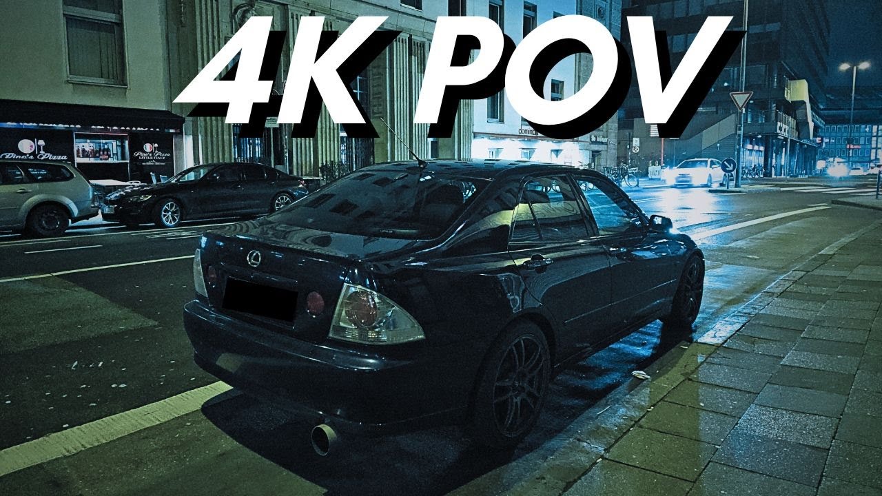 City lights and busy traffic in my ´99 altezza