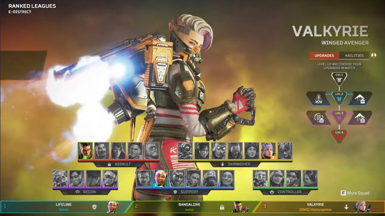 Back to VALK in Ranked | E-DISTRICT | Apex Legends Season 22 [4K] - YouTube