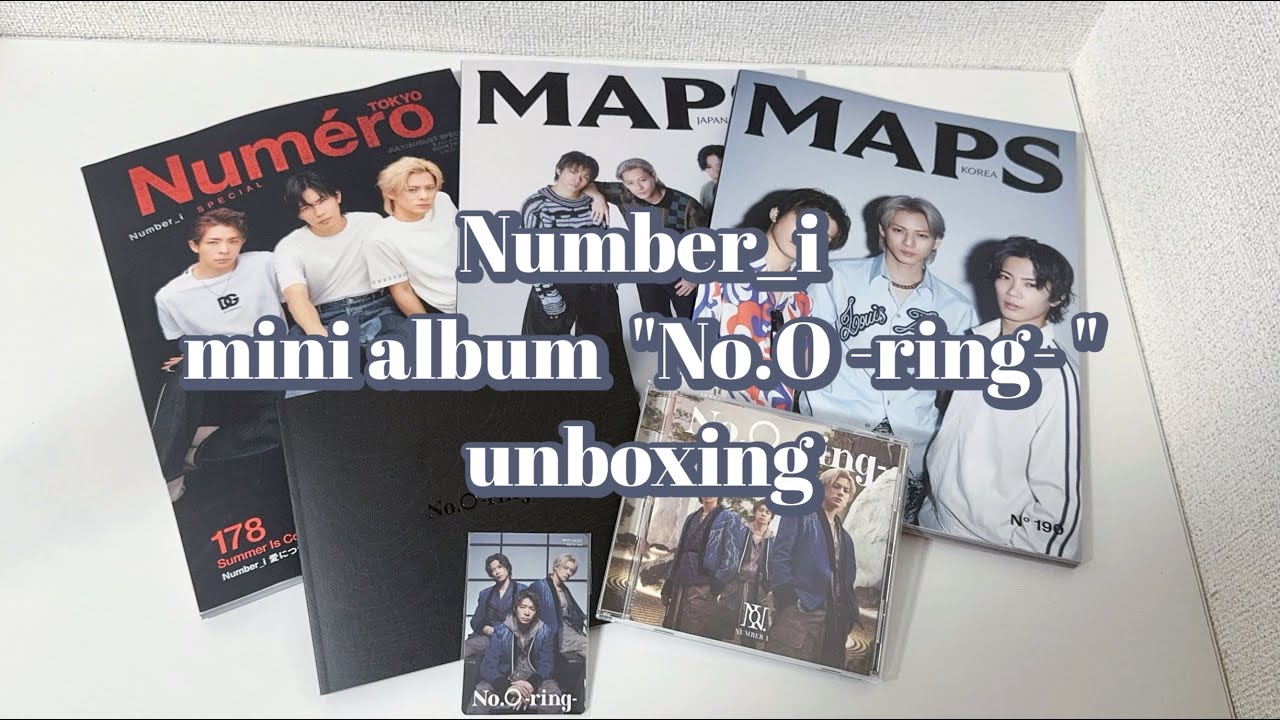 unboxing) Number_i mini album 