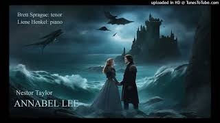 Nestor Taylor: ANNABEL LEE for high voice and piano (or harp)