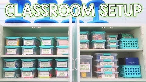 CLASSROOM SETUP! - Day 5