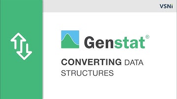 Basic Genstat EP.04 : Converting data structures