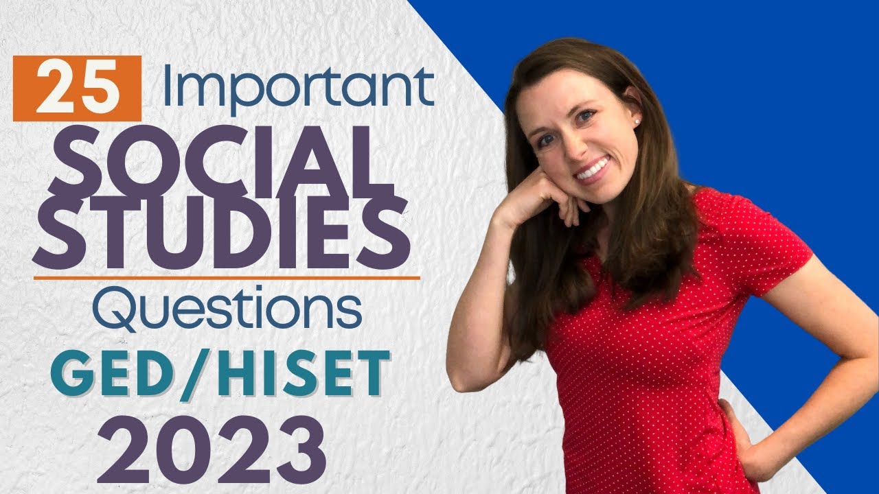 GED / HiSET Social Studies 2023 - Pass the Test!