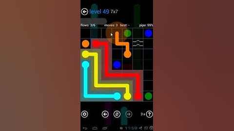 Flow Bridges - level 49 challenge pack 7 x 7