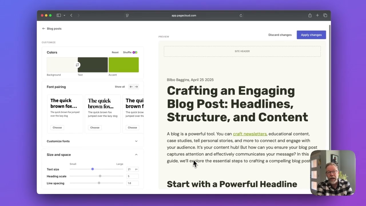 Introducing Pagecloud's Blog Theme Editor!