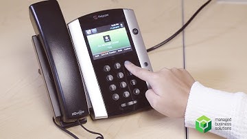 Polycom: How to Retrieve Your Voicemail Messages