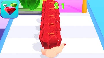 GEM STACK game MAX HIGH SCORE 🌈👩🏻‍🦰💎 Gameplay All Levels Walkthrough iOS Android New Game Fun 3D