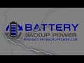Battery backup power is serious about power