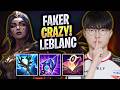 FAKER CRAZY GAME WITH LEBLANC! - T1 Faker Plays Leblanc MID vs Aurora! | Season 2026
