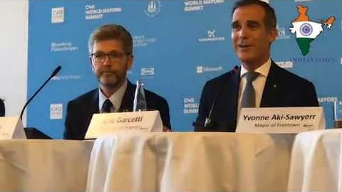 Press Copnference_C40 World Mayors Summit Copenhagen, Denmark