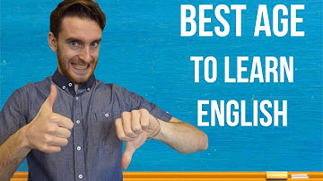 BEST AGE TO LEARN A SECOND LANGUAGE | When to learn English??? | 4k