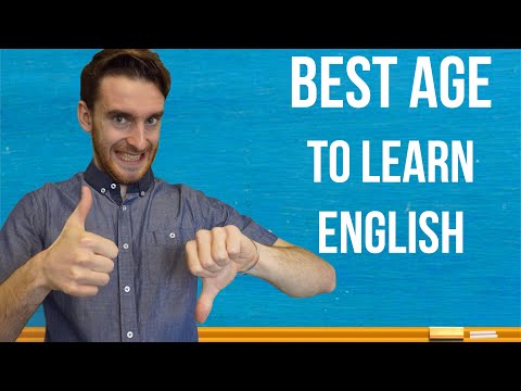 Video: At What Age Is It Better To Learn English