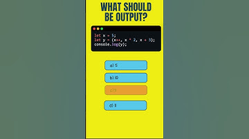 Quiz-4 JavaScript Comma Operator Explained! | Unexpected Output in JavaScript #Frontend #TechTips