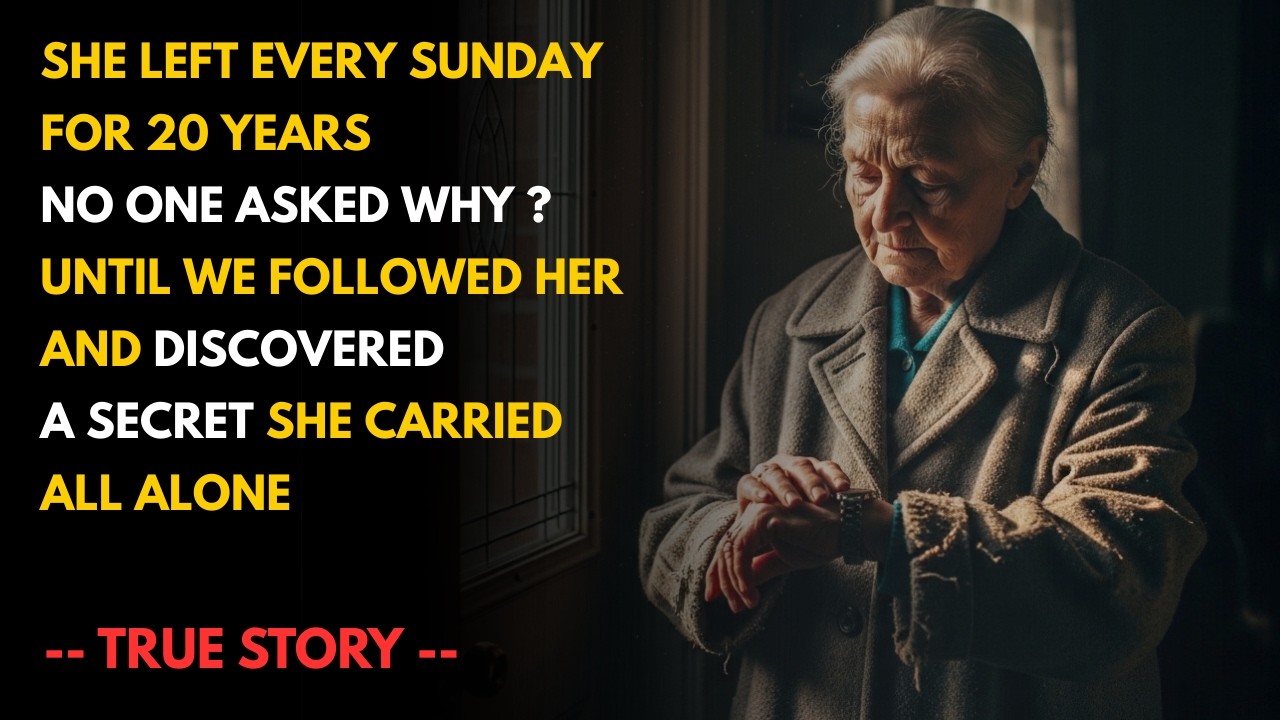 Grandma Vanished Every Sunday for 20 Years .. We Finally Followed Her