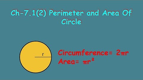 IGCSE Mathematics Ch-7.1(2) Perimeter & Area of Circle