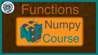 NumPy Course #04: Functions