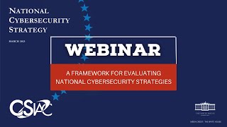A Framework for Evaluating National Cybersecurity Strategies