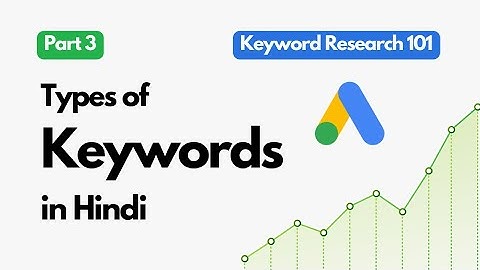 2.3 What Are Keyword Match Types? | Types of Keywords in Google Ads (Hindi)