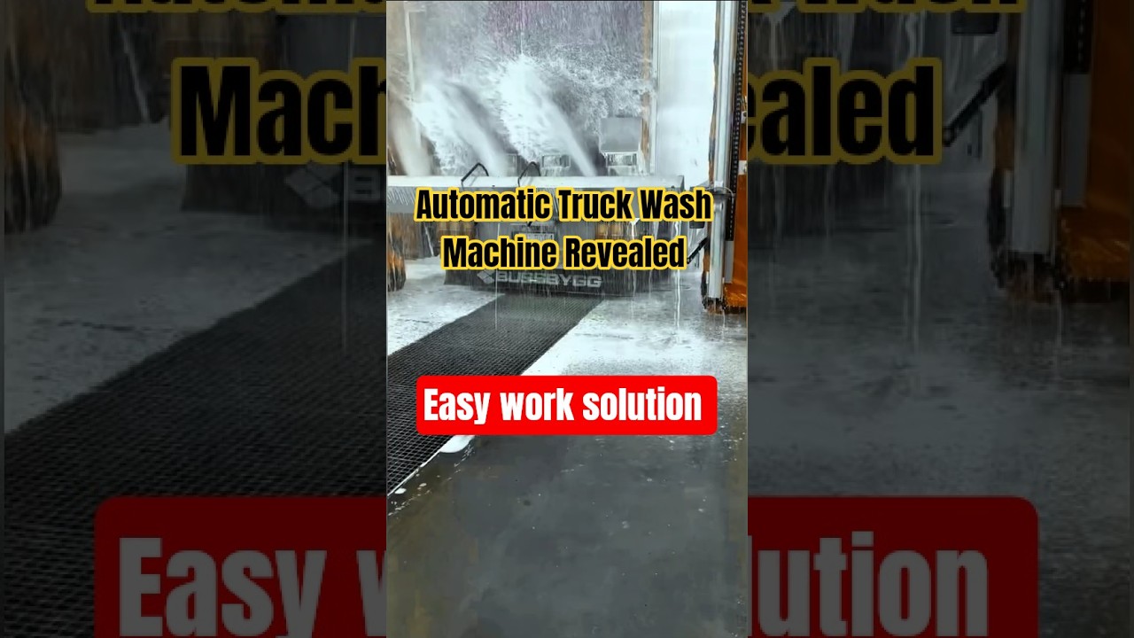 Технология промышленной мойки грузовиков — проект «Инструменты и машины»
