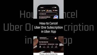 How to Cancel Uber One Subscription in Uber app - iPhone, Android, & Samsung