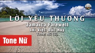 Video thumbnail of "Lời Yêu Thương | Karaoke | Tone Nữ | Beat Chuẩn"