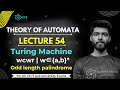 54- Constructing Turing Machines for wcw^r and Odd-Length Palindromes 🤖