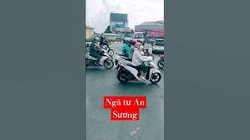 Giao thông trên quốc lộ 1A khu vực ngã tư An Sương.