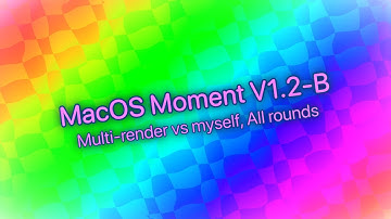 Multi-Render & Movie: MacOS Moment V1.2-B / Round everything