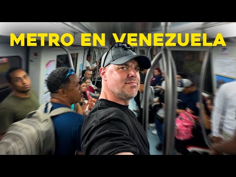 🇻🇪 Ride the Caracas Metro during rush hour with the famous street vendors
