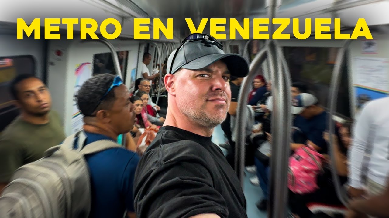 🇻🇪 Subí al METRO de CARACAS en HORA PUNTA con los FAMOSOS VENDEDORES AMBULANTES