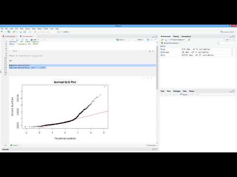 How to Construct a Normal QQ Plot in R. [HD]