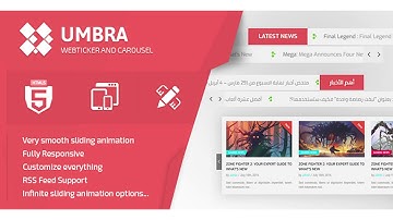 Umbra Webticker & Carousel | JQuery | Codecanyon Scripts and Snippets