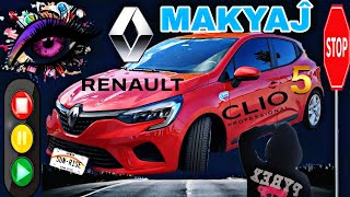 Cli̇o 5 Makyaĵli Renault Keçi̇ Gi̇bi̇ Albeni̇ Bas Gi̇t Di̇ye Bagiriyor