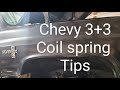 1987 chevy r30 3+3  coil spring install tips